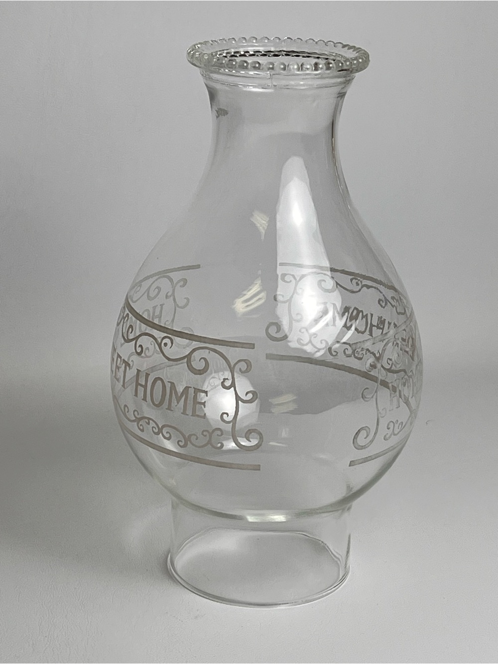 Home Sweet Home Borosilicate Kerosene Oil Lamp Chimney 3” x 8 3/4” - Picture 3 of 12